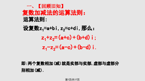 公开课复数的乘除法运算PPT课件