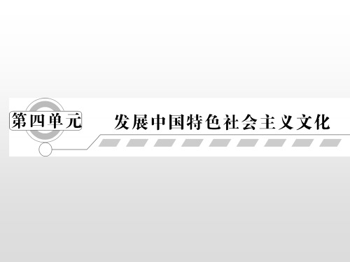 2020年高考政治第一轮总复习精品课件：必修三 文化生活第八课 走进文化生活