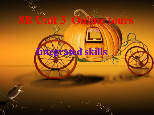 江苏省八年级英语下册 Unit 3 Online tours Integrated Skills课件 (4)