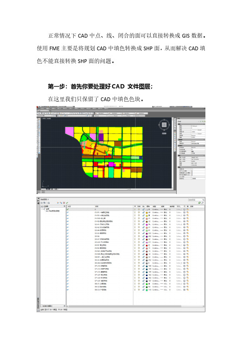 FME-—CAD填色转SHP图斑教程(数据转换不求人)