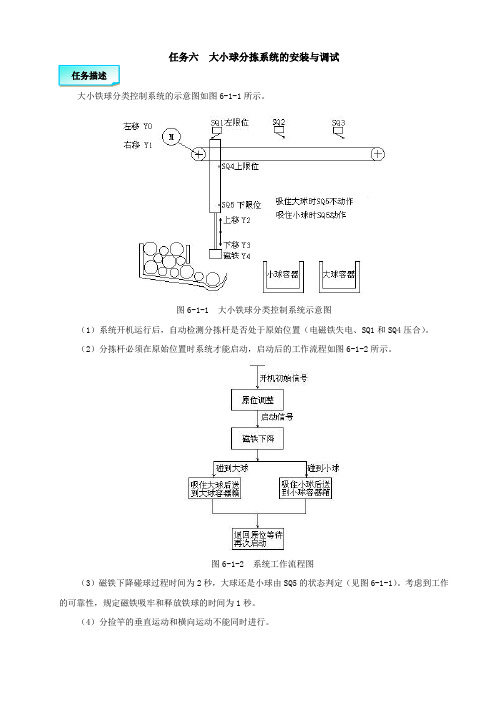 可编程序控制器(PLC)及外围设备安装 电子教材-大小球分拣系统的安装与调试