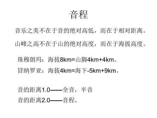 2-4基础乐理,认识音乐——音程