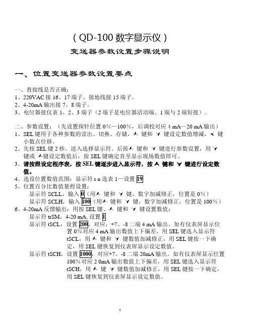 DQ-100数字显示仪