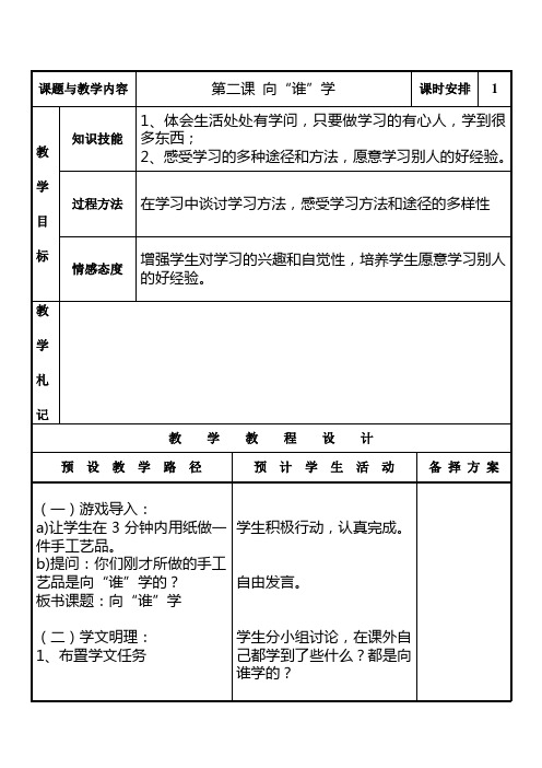 2向谁学