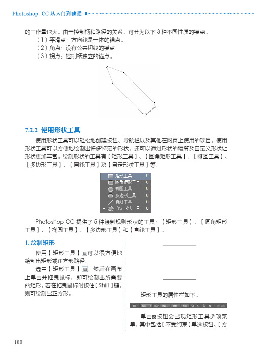 使用形状工具_Photoshop CC从入门到精通_[共6页]