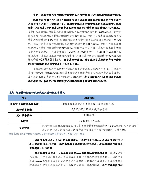 兴澄特钢企业调研分析报告