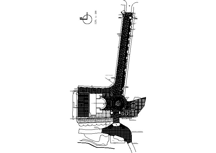 【CAD图纸】郊野公园景观设计全套施工图ys-01总平面(精美图例)