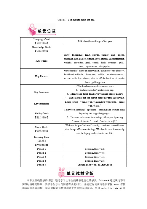 人教版九年级英语下册全册教案