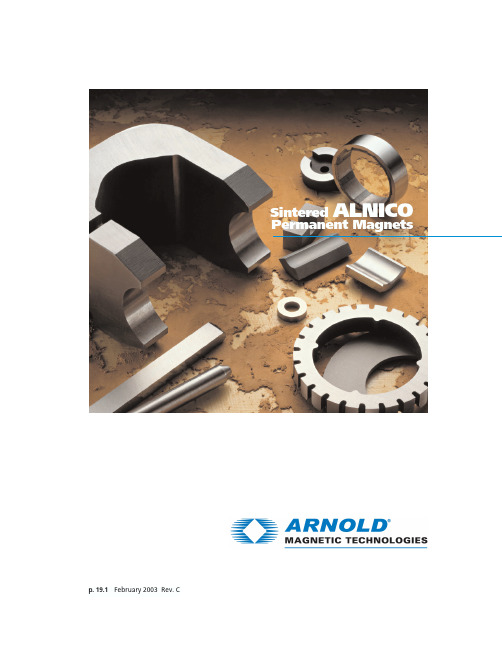 Arnold Engineering - Alnico Permanent Magnets说明书