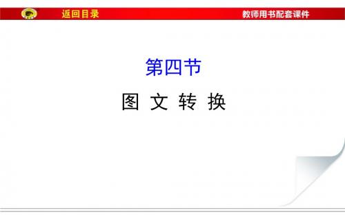 2017届福建省高考语文第一轮总复习课件：专题十一 第四节 图文转换