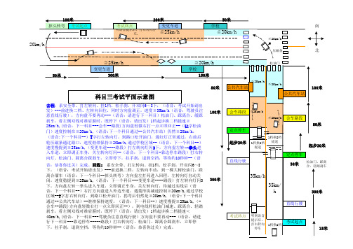 内蒙古驾照 科三平面图