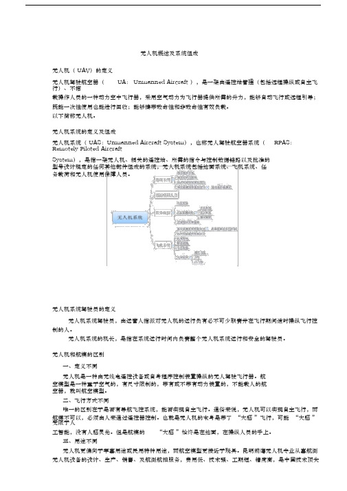 无人机概述与系统组成