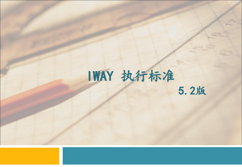 IWAY 执行标准