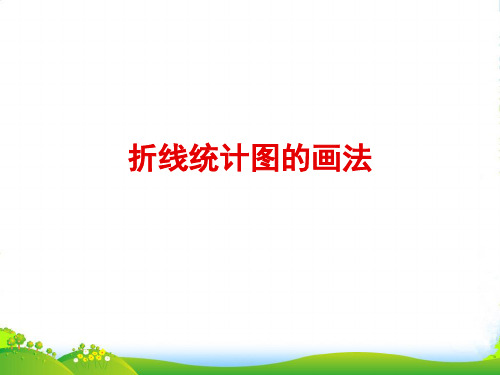 沪教版四年级数学下册《折线统计图的画法》课件