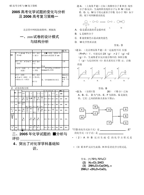 05高考分析与06复习策略1-2.docx