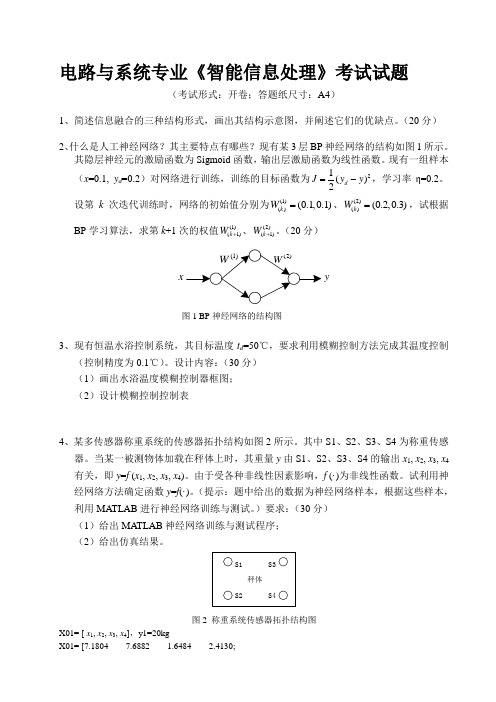 2013年智能信息处理