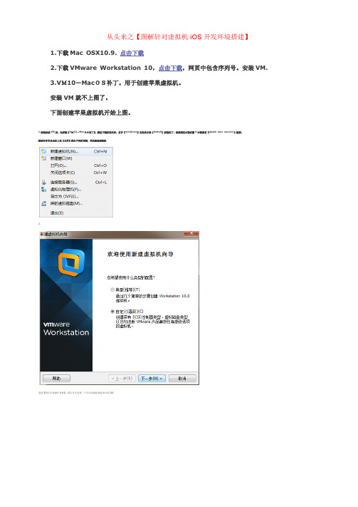 从头来之【图解针对虚拟机iOS开发环境搭建】=