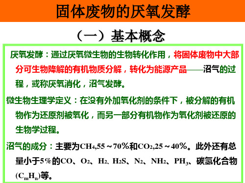 厨余垃圾厌氧消化工艺选择与运营管理课件