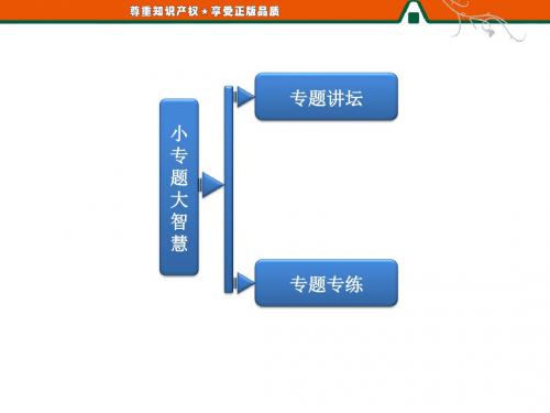 第一单元 小专题大智慧