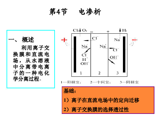 电渗析讲义