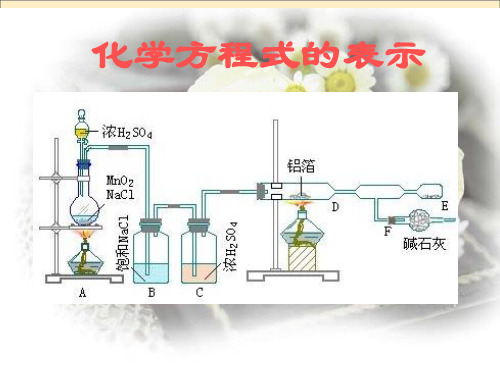 化学反应的表示方法