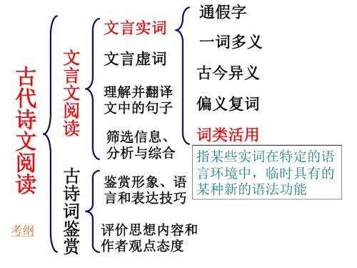 高考语文文言文词类活用