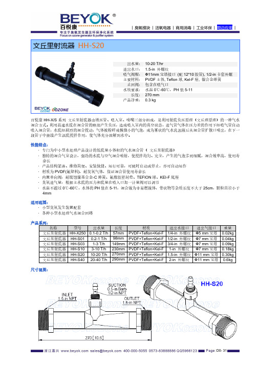 文丘里射流器HH-S20