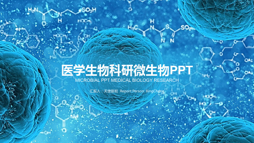 医学医疗研究汇报PPT模板