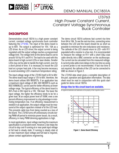 LT3763 Demo Manual