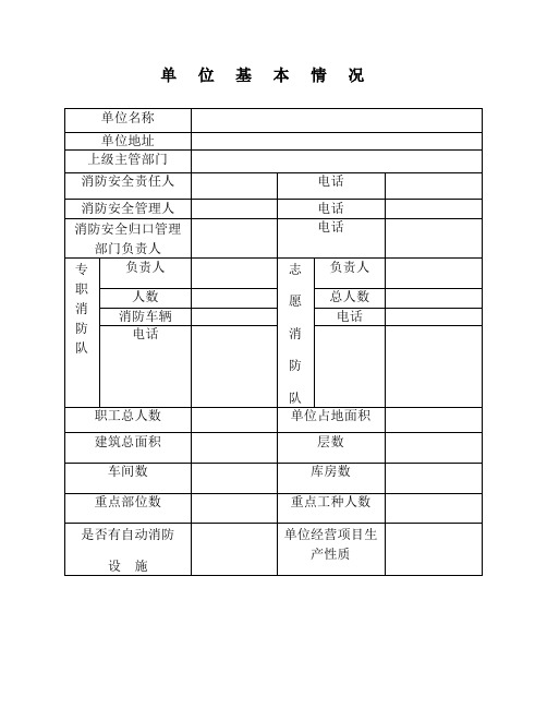 社会单位“四个能力”建设火灾隐患排查篇