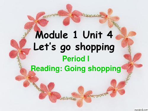 6B Module 1 Unit 4 P21 going shopping----