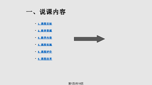 新编实用英语综合教程说课稿PPT课件