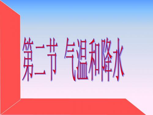 气温和降水课件(湘教版)