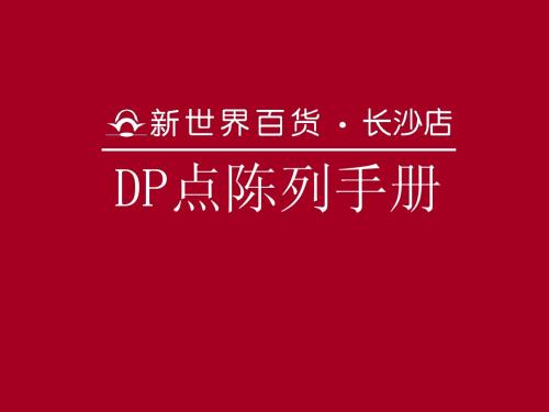 DP点陈列规范手册