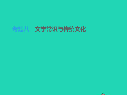 2019年中考语文总复习：积累与运用专题训练ppt课件(19套)(6)全面版