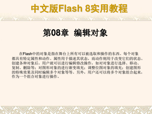 Flash编辑对象优秀文档