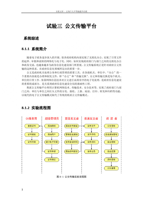 试验公文传输平台