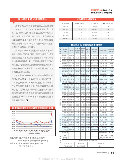 股市动态分析30回顾及评价