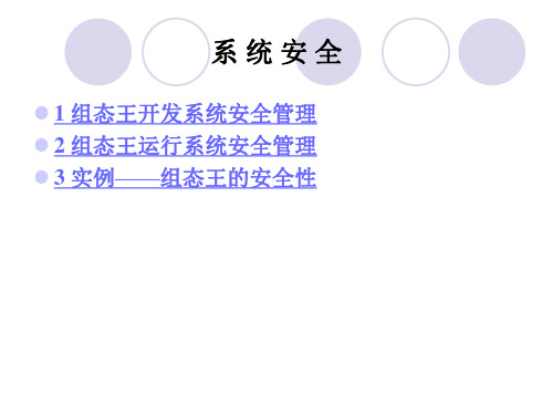 控制系统组态软件应用及设计课件-延展2-系统安全
