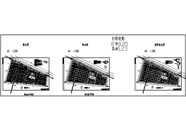 某地规划新村整套给排水设计施工图纸