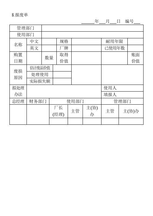 08.报废单