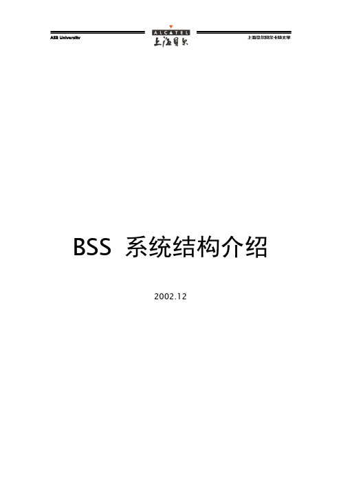 BSS系统介绍