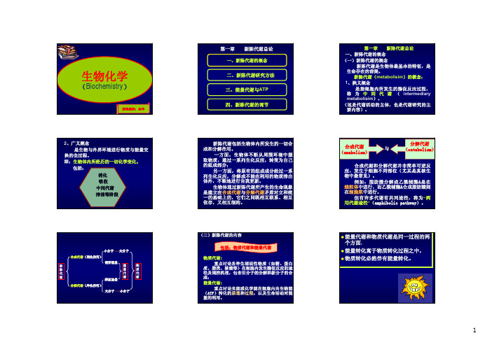 生物化学2第一章内容