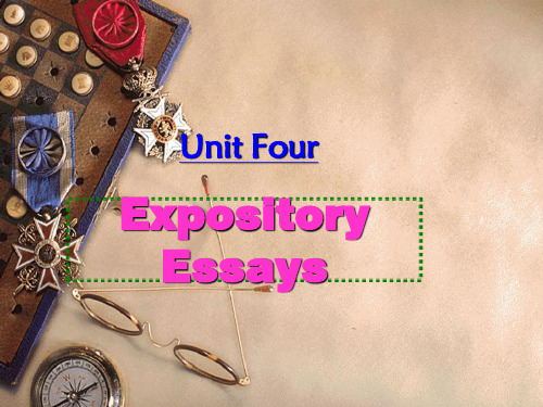 英语写作Ⅱ-expository essays