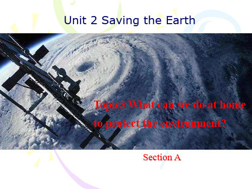 英语仁爱版九年级上册《Unit 2 Saving the Earth Topic 3 What》课件公开课 (5)