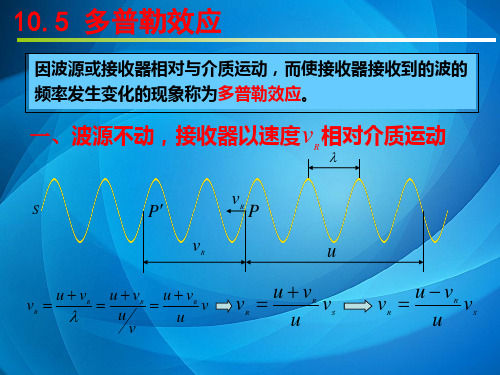 大学物理  10.5 多普勒效应