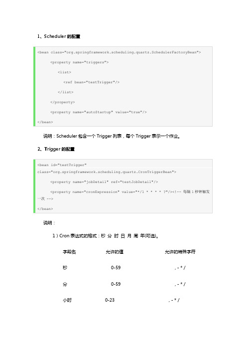 Spring+Quartz实现定时任务的配置方法