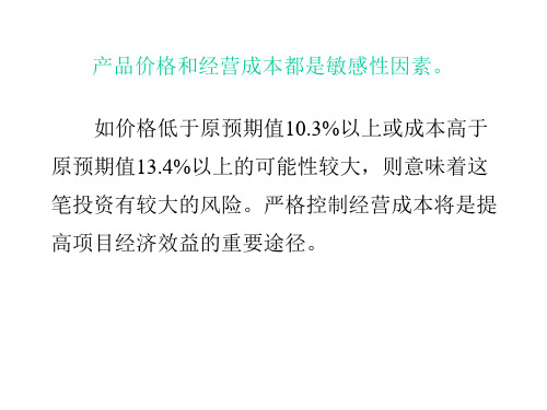 技术经济学项目可行性研究