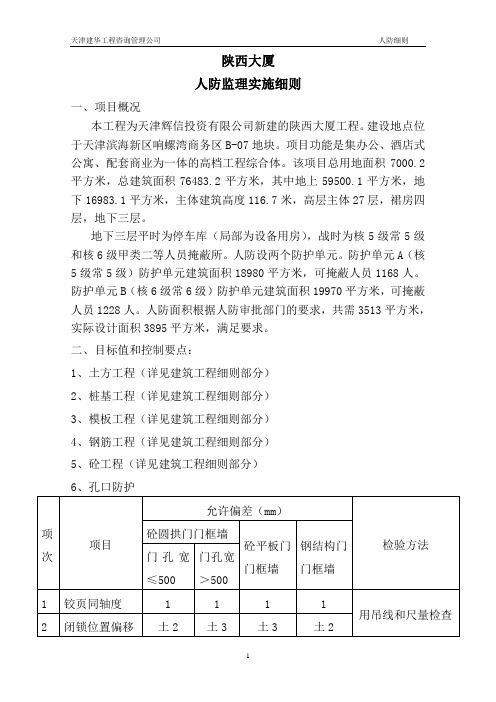 人防细则-陕西