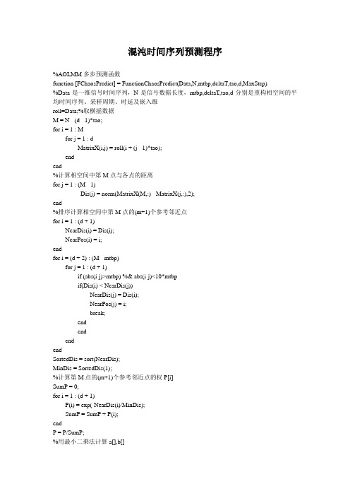 Chaos_TimeSeries_Prediction_Program